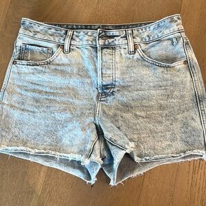 Express acid wash Jean shorts
